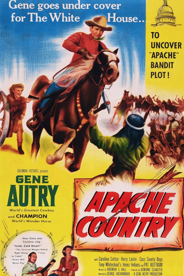 L'affiche du film Apache Country