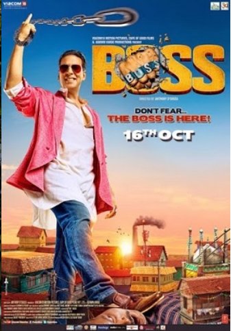 Hindi poster of the movie Boss