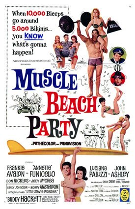 L'affiche du film Muscle Beach Party