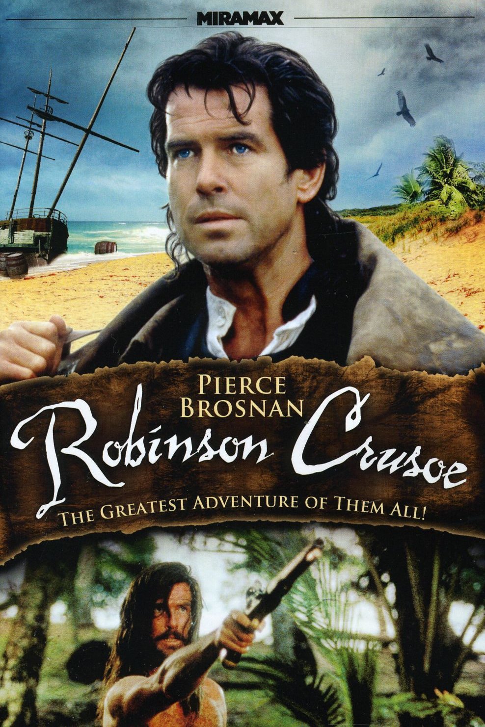 L'affiche du film Robinson Crusoe
