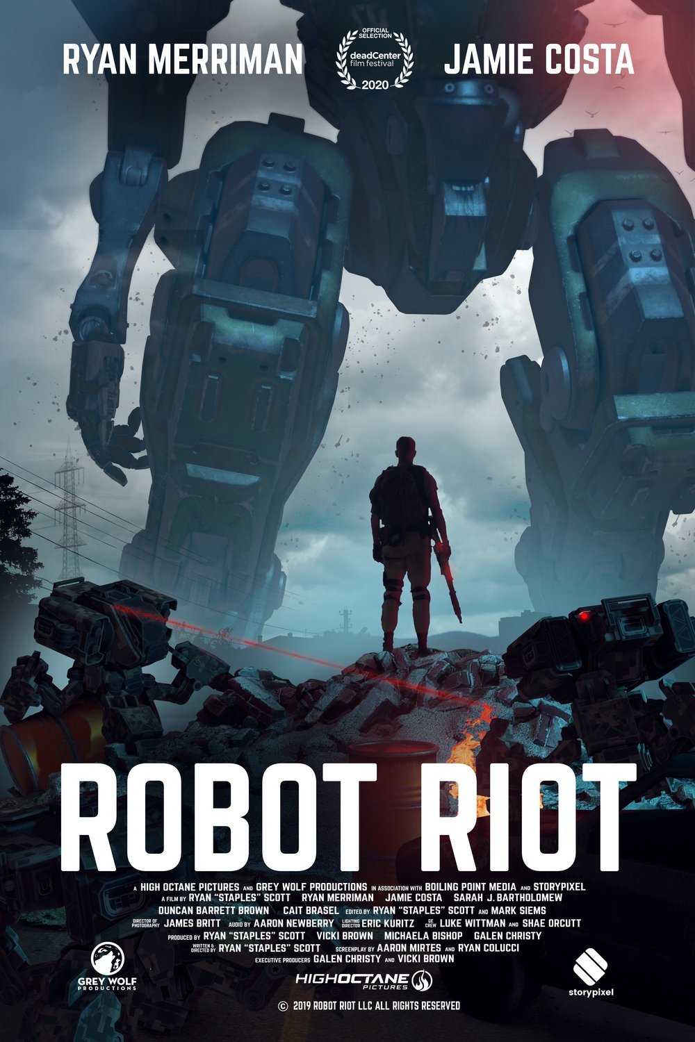 L'affiche du film Robot Riot