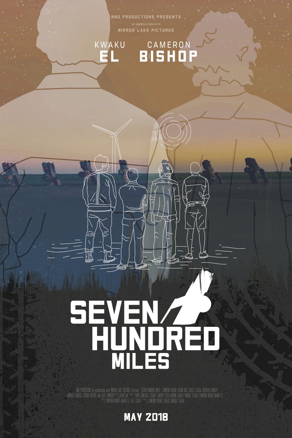 L'affiche du film Seven Hundred Miles