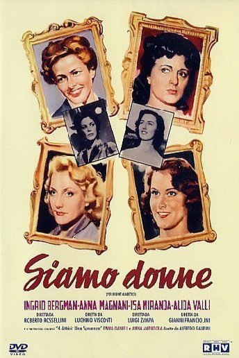 L'affiche originale du film Siamo donne en italien