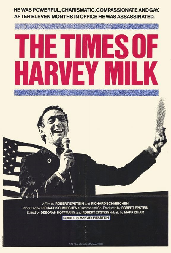 L'affiche du film The Times of Harvey Milk