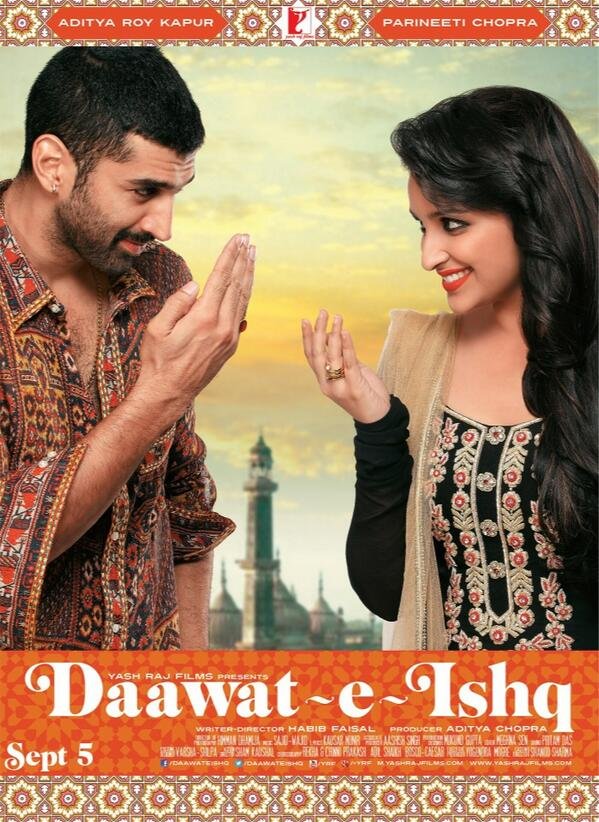 L'affiche originale du film Daawat-e-Ishq en Hindi