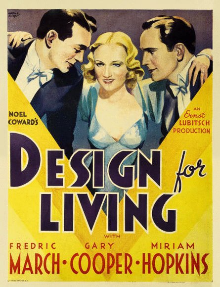 L'affiche du film Design for Living