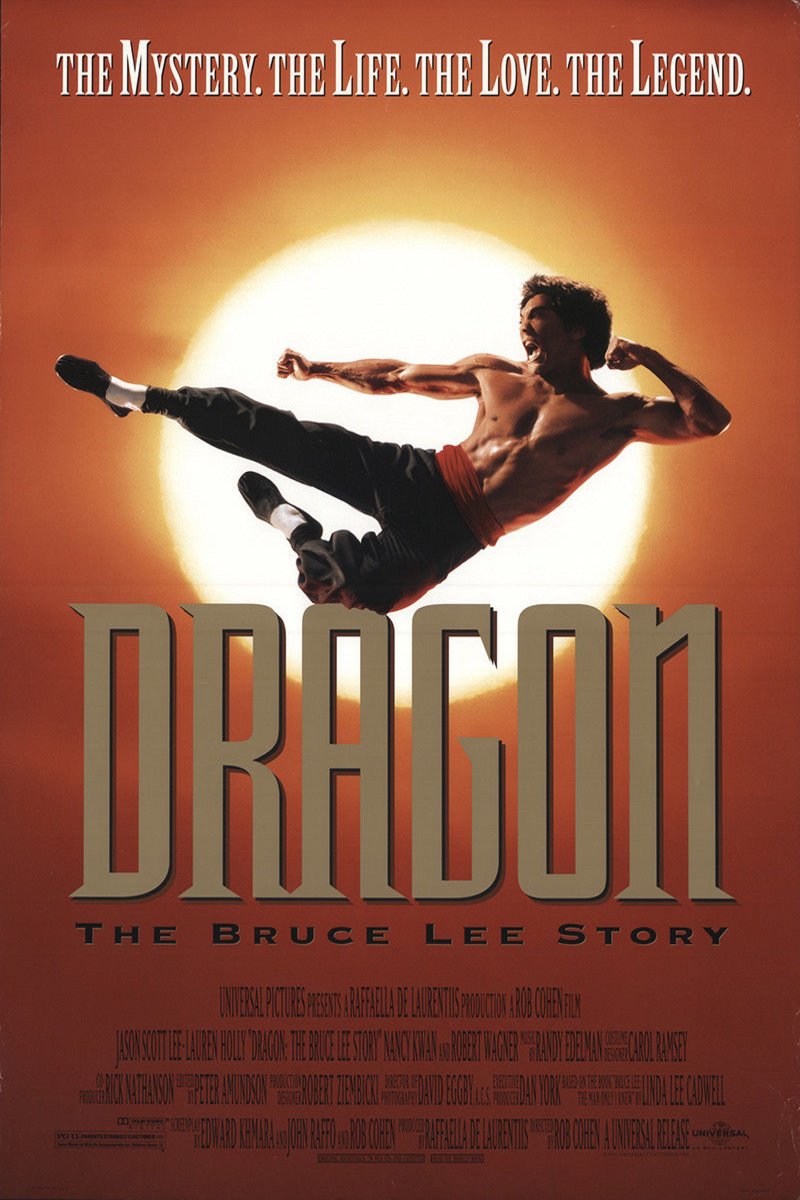 L'affiche du film Dragon: The Bruce Lee Story