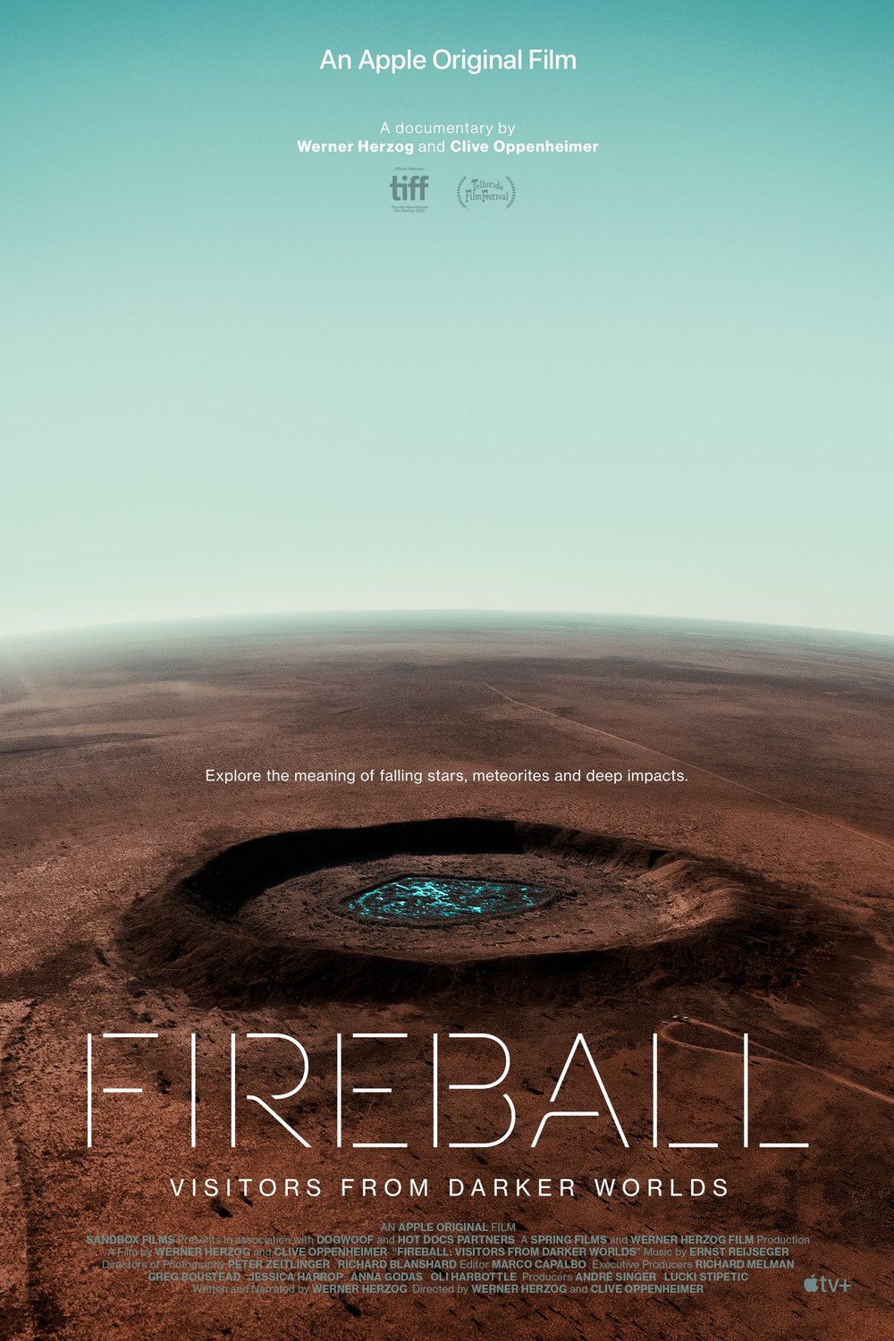 L'affiche du film Fireball: Visitors from Darker Worlds