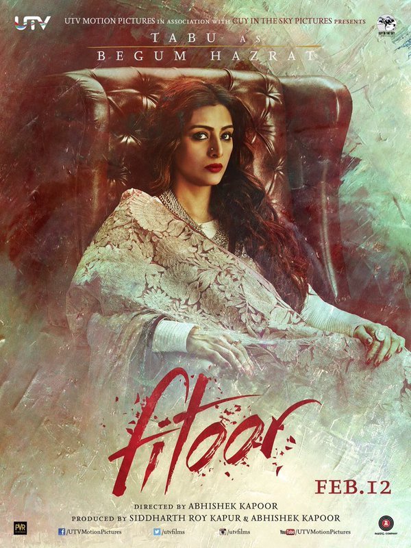 L'affiche originale du film Fitoor en Hindi