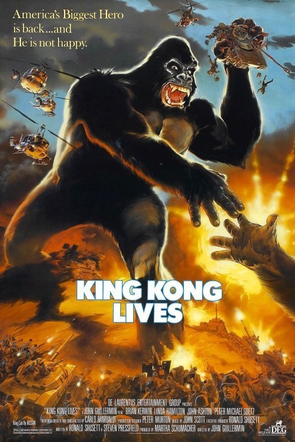 L'affiche du film King Kong Lives