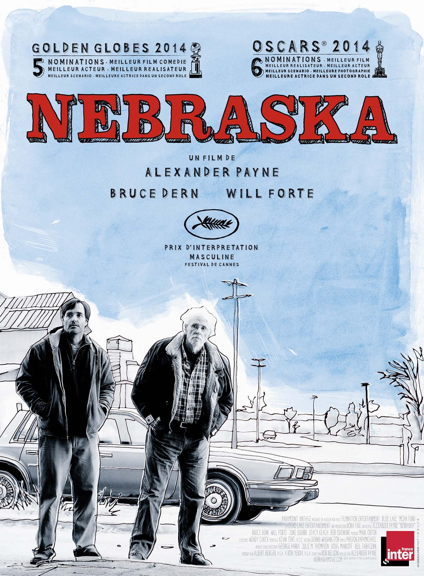 L'affiche du film Nebraska v.f.