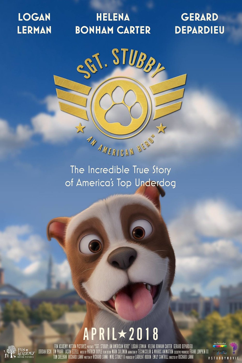 L'affiche du film Sgt. Stubby: An American Hero