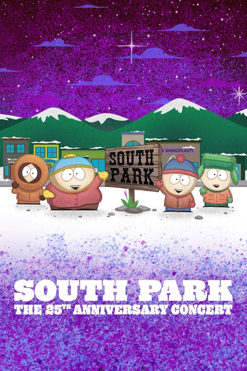 L'affiche du film South Park: The 25th Anniversary Concert