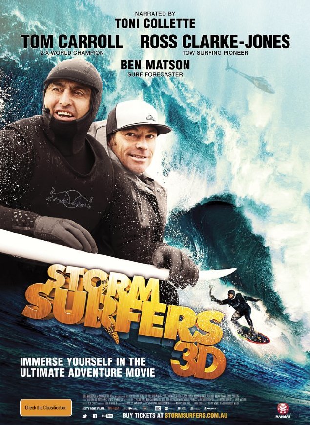 L'affiche du film Storm Surfers
