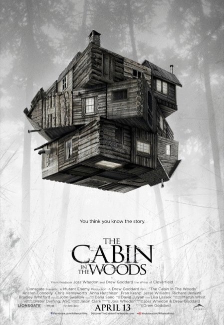 L'affiche du film The Cabin in the Woods