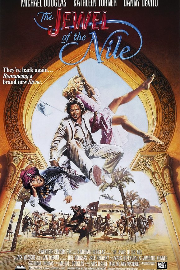 L'affiche du film The Jewel of the Nile