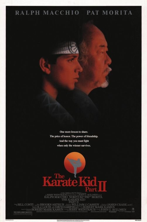 L'affiche du film The Karate Kid, Part II