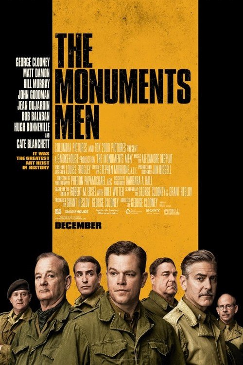 L'affiche du film The Monuments Men