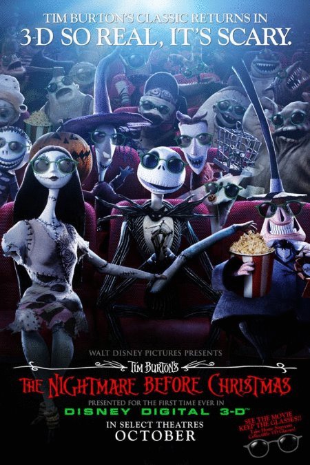 L'affiche du film The Nightmare Before Christmas