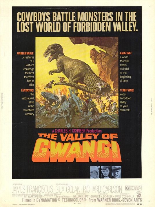 L'affiche du film The Valley of Gwangi