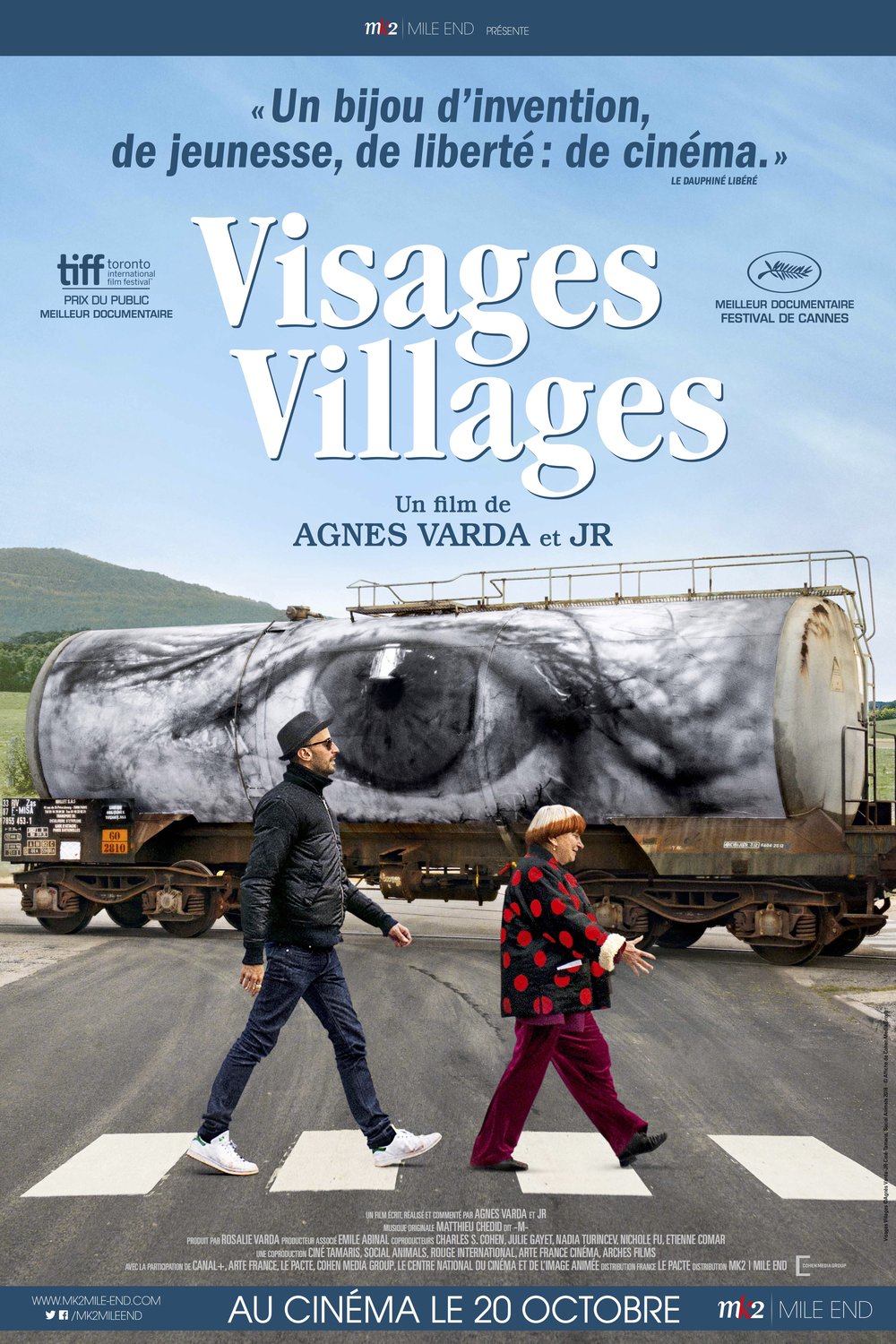 L'affiche du film Visages Villages