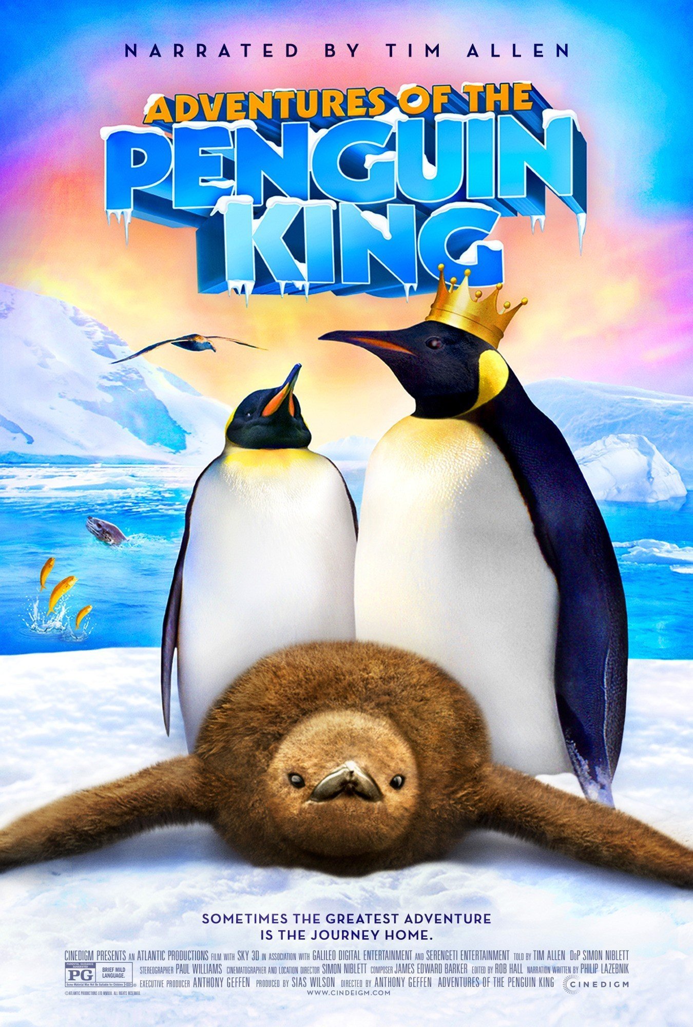 L'affiche du film Adventures of the Penguin King