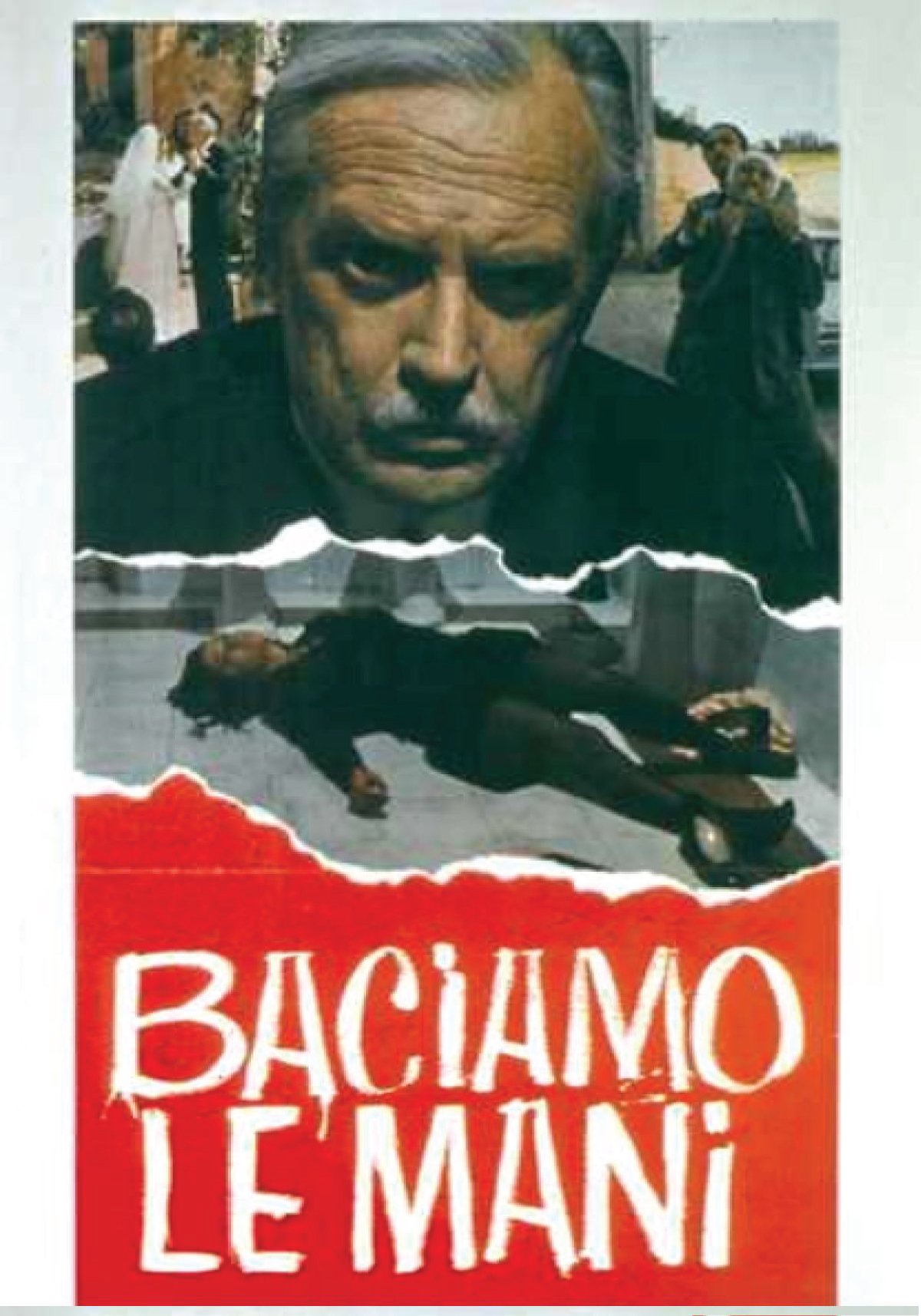 L'affiche originale du film Baciamo Le Mani en italien