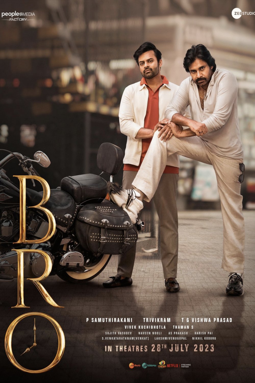 Telugu poster of the movie Bro