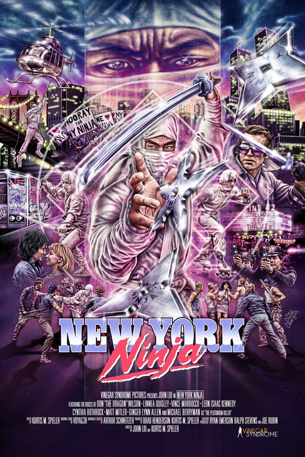 L'affiche du film New York Ninja