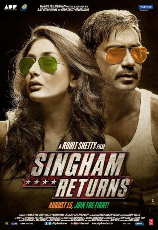 L'affiche du film Singham Returns