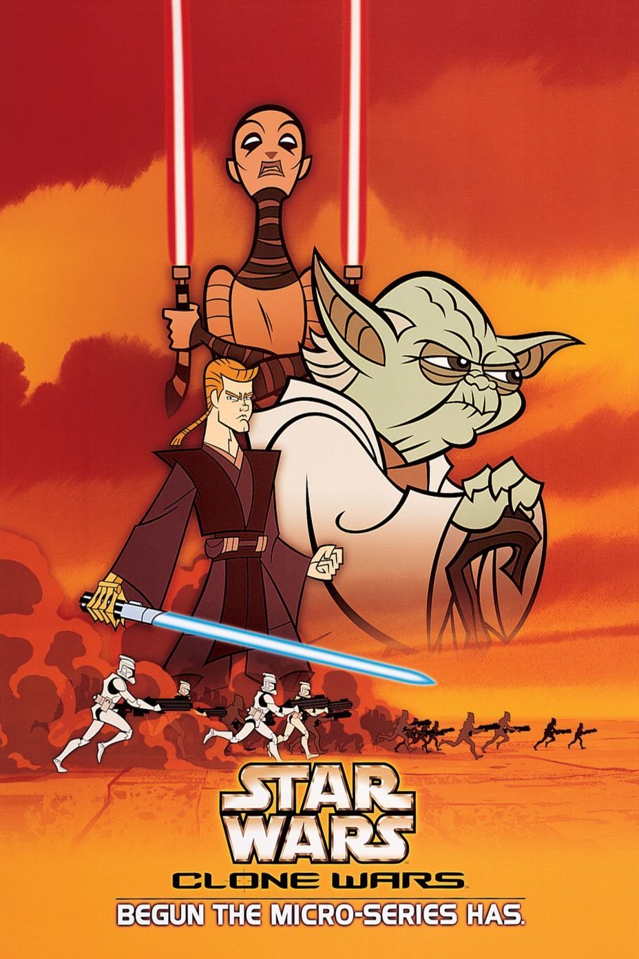 L'affiche du film Star Wars: Clone Wars
