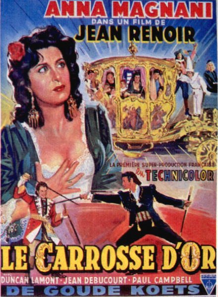 L'affiche du film Le Carrosse d'or