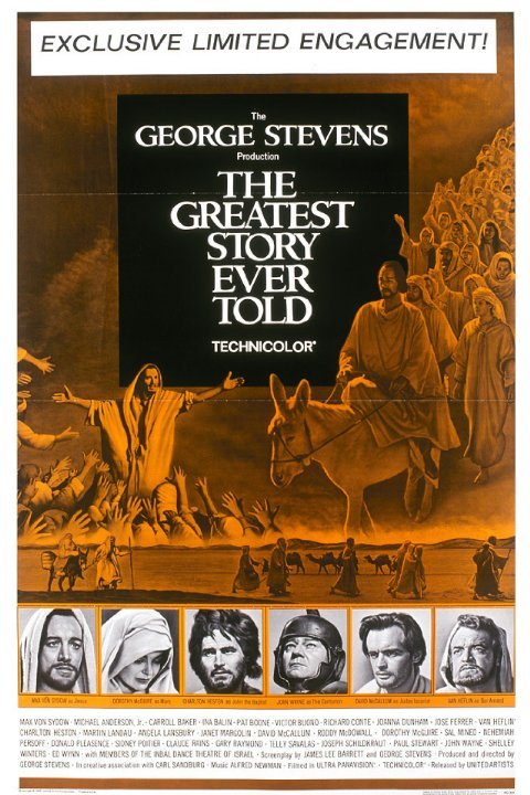 L'affiche du film The Greatest Story Ever Told