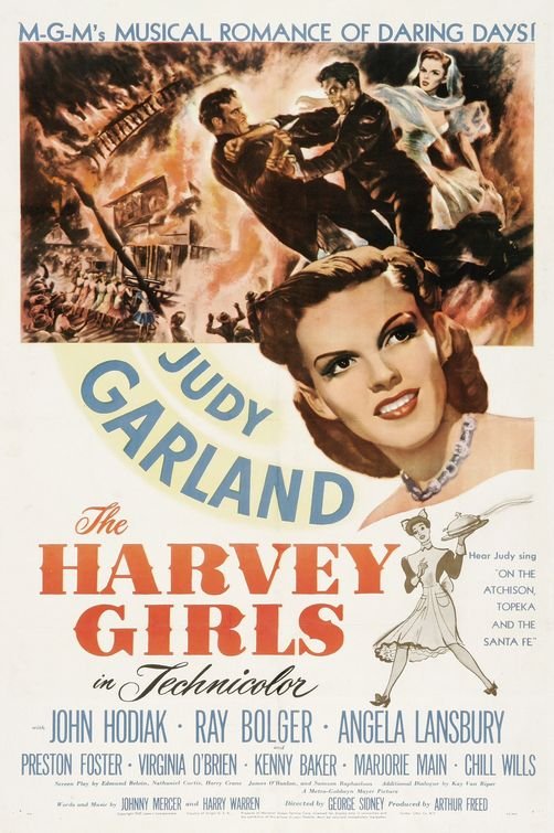 L'affiche du film The Harvey Girls