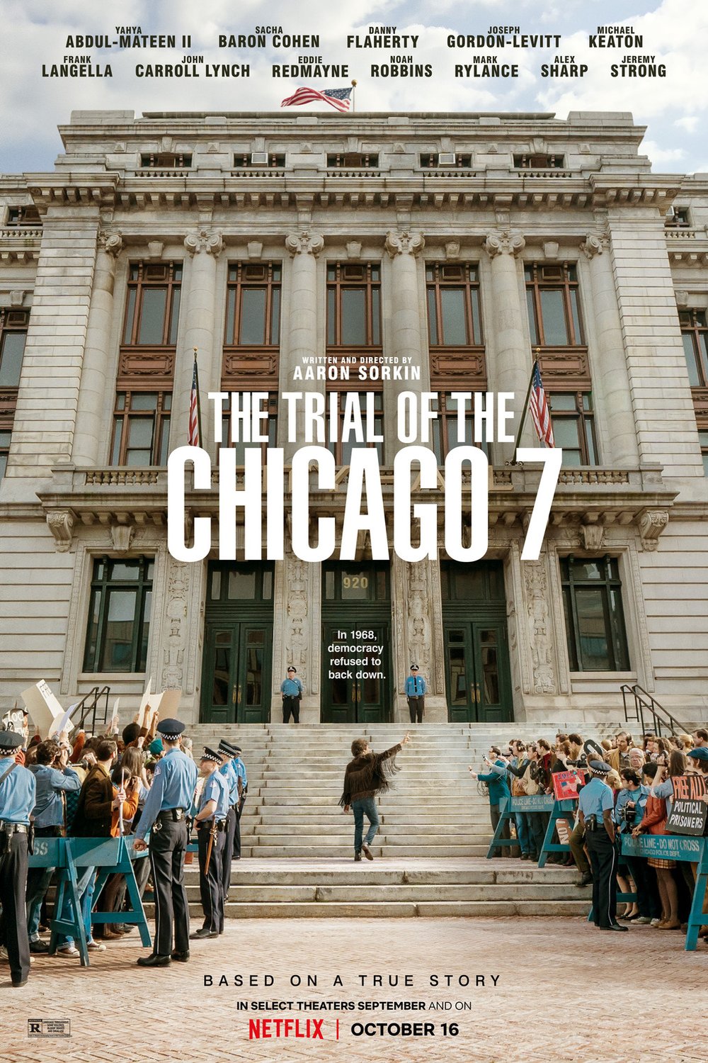 L'affiche du film The Trial of the Chicago 7