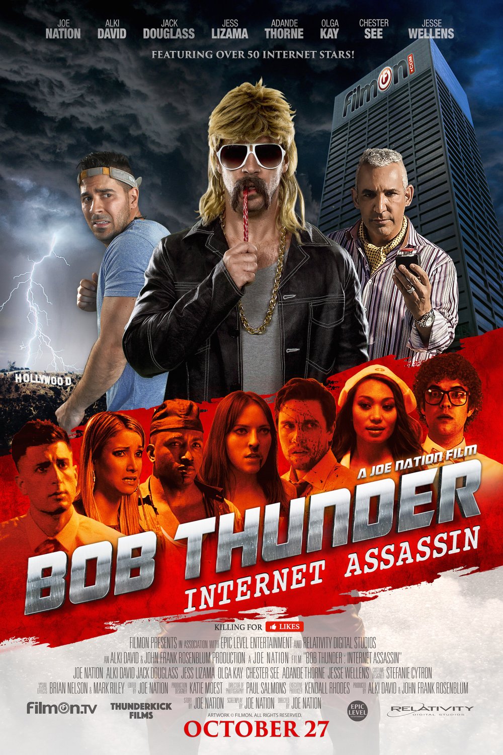 L'affiche du film Bob Thunder: Internet Assassin