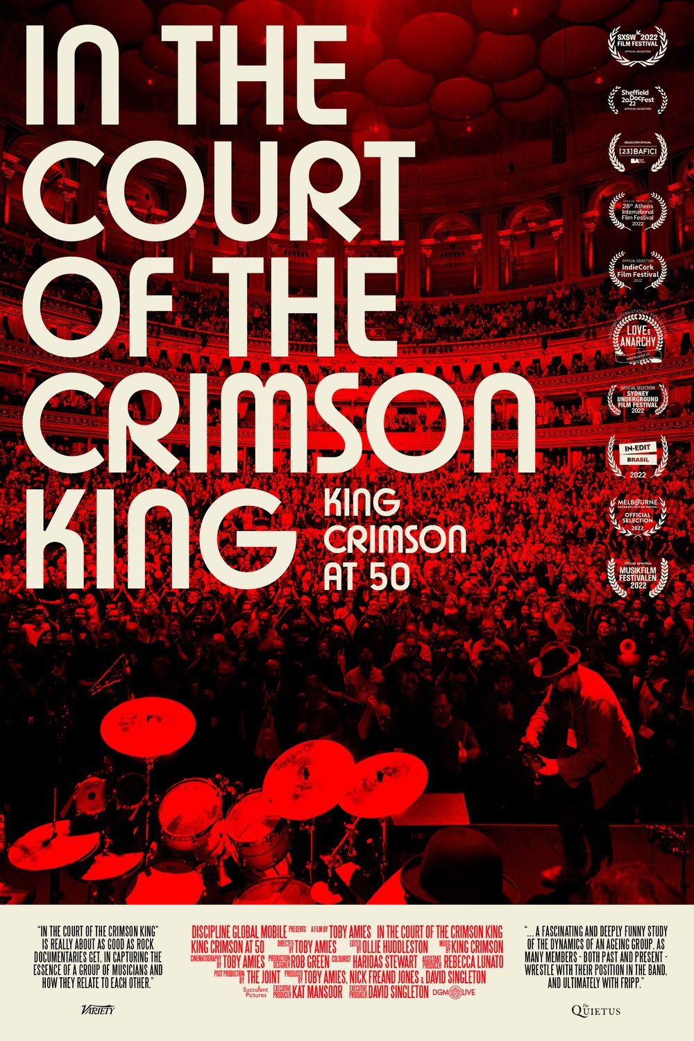 L'affiche du film In the Court of the Crimson King: King Crimson at 50