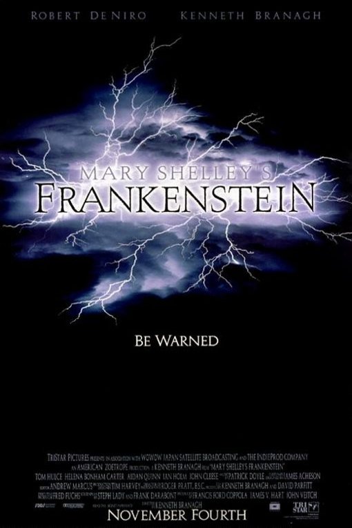 L'affiche du film Mary Shelley's Frankenstein