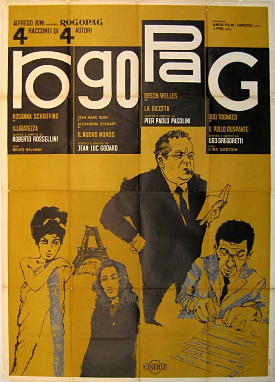 L'affiche originale du film Ro.Go.Pa.G. en italien