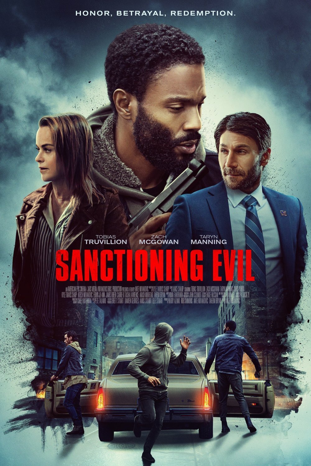 L'affiche du film Sanctioning Evil