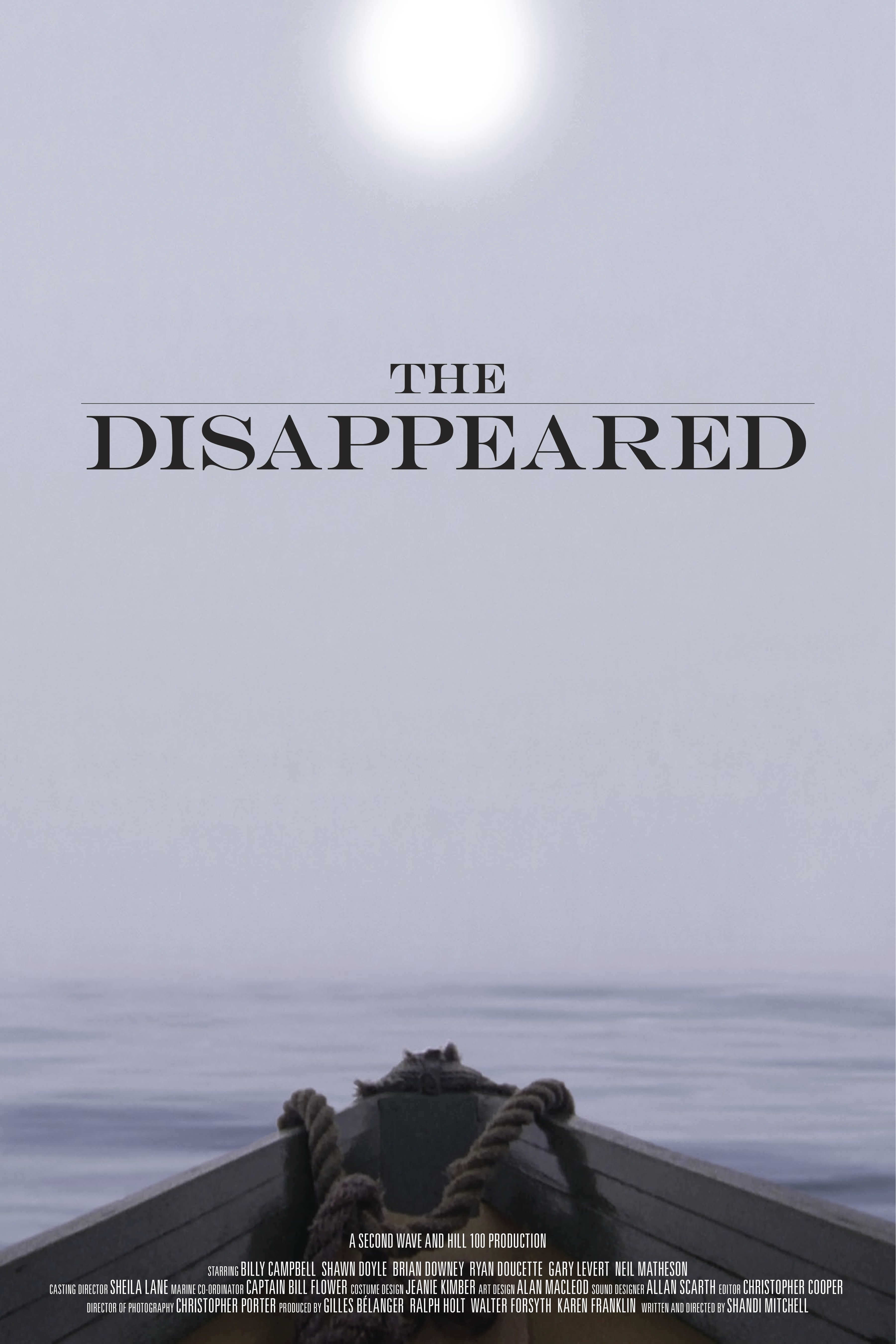 L'affiche du film The Disappeared