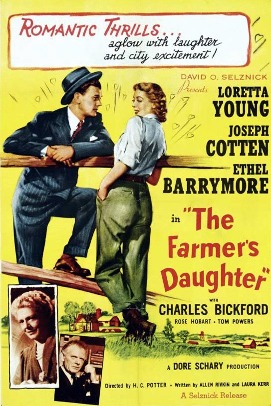L'affiche du film The Farmer's Daughter