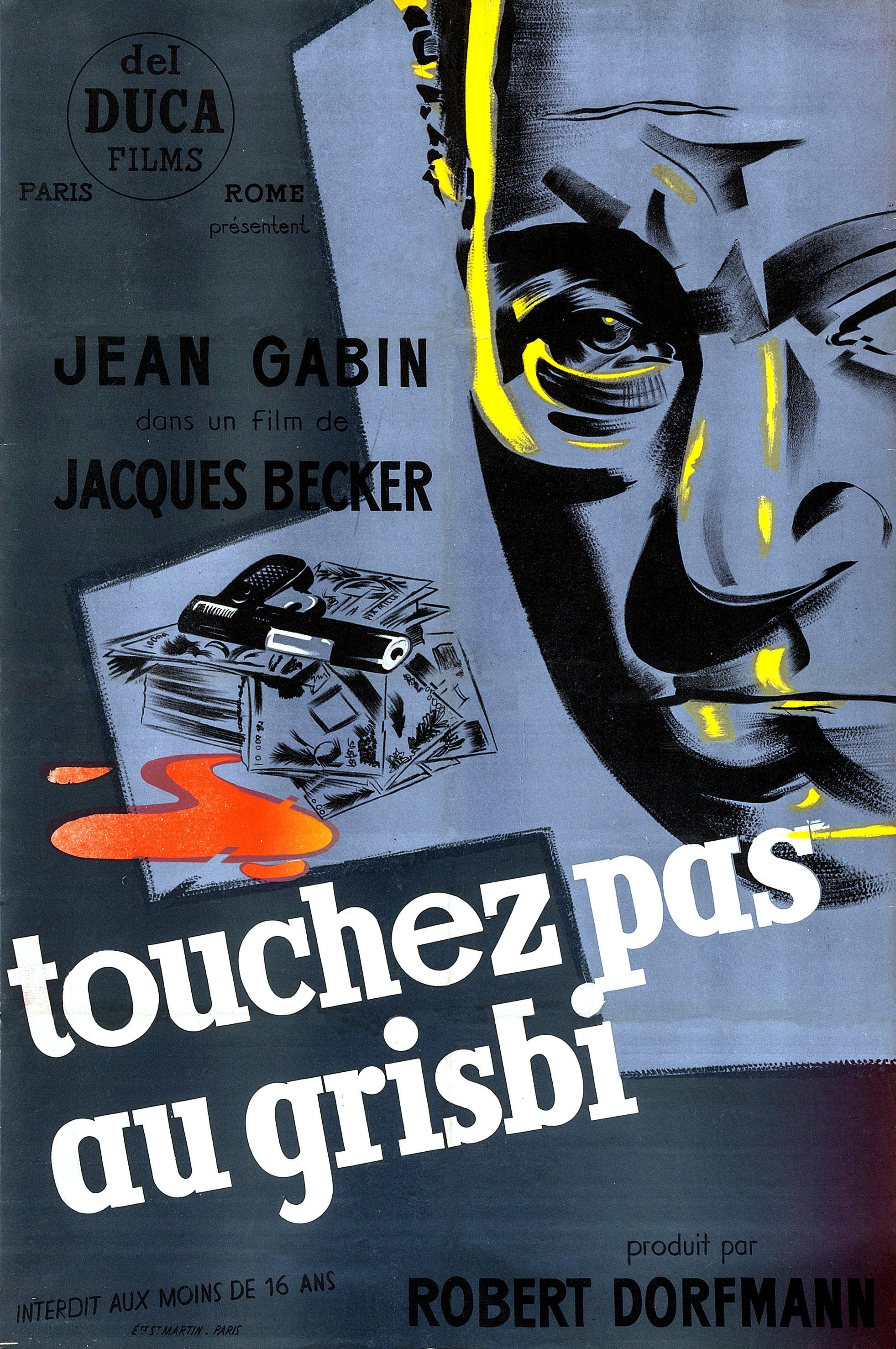 L'affiche du film Touchez pas au Grisbi