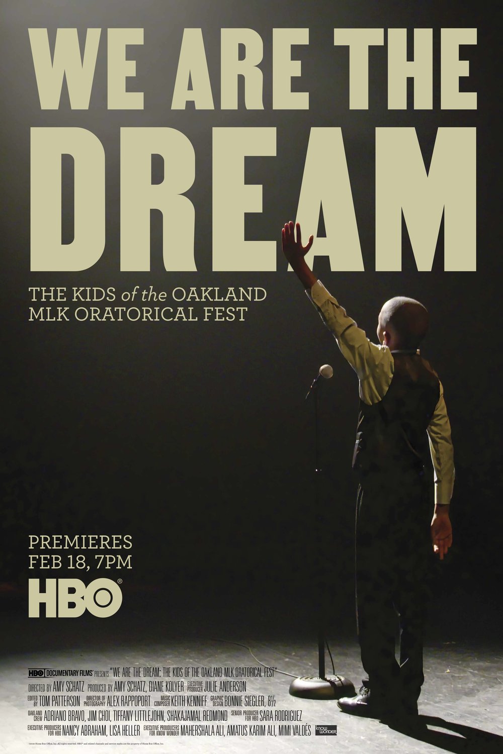 L'affiche du film We Are the Dream: The Kids of the Oakland MLK Oratorical Fest