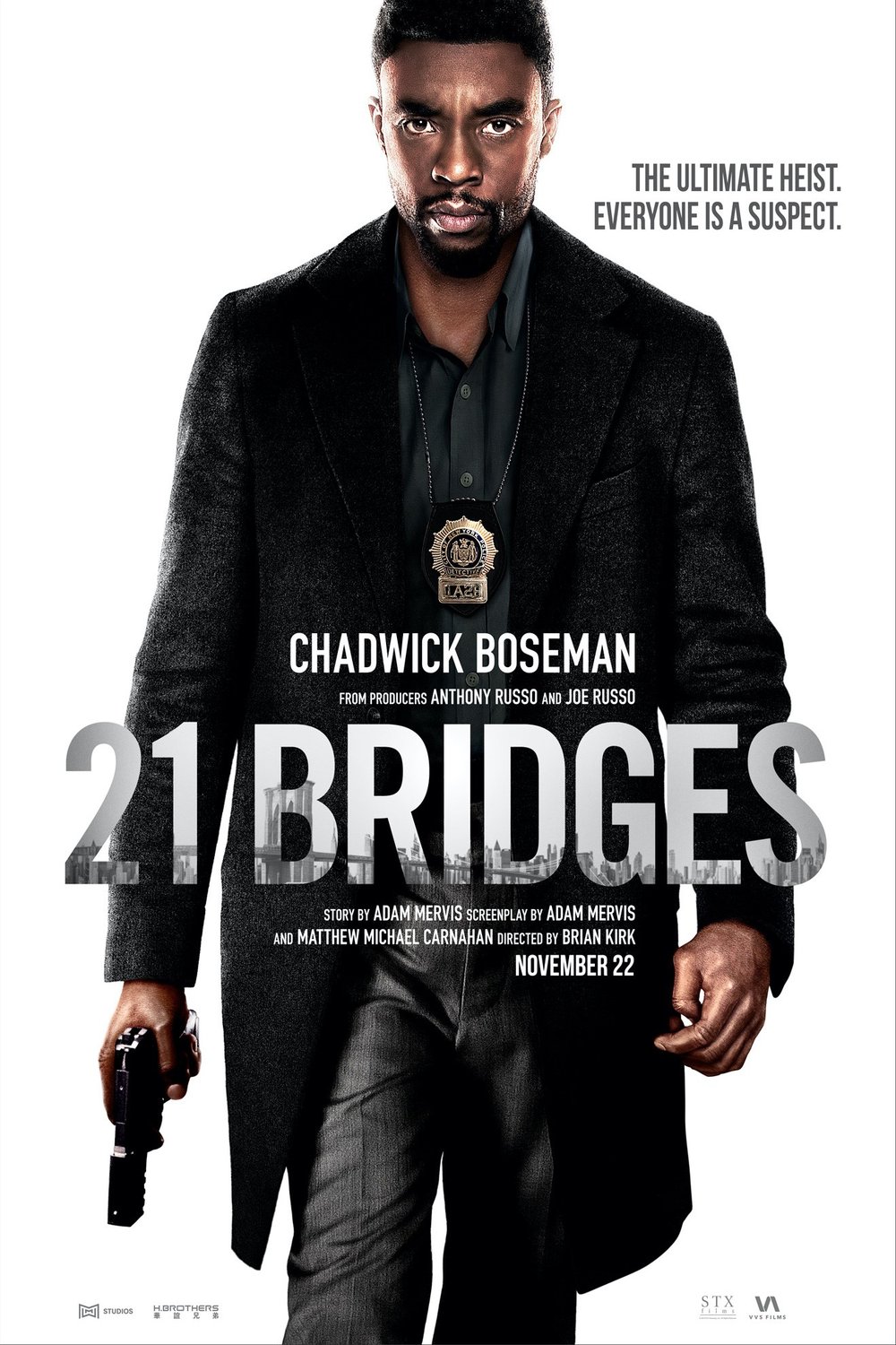 L'affiche du film 21 Bridges