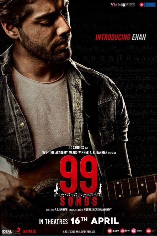 L'affiche originale du film 99 Songs en Hindi
