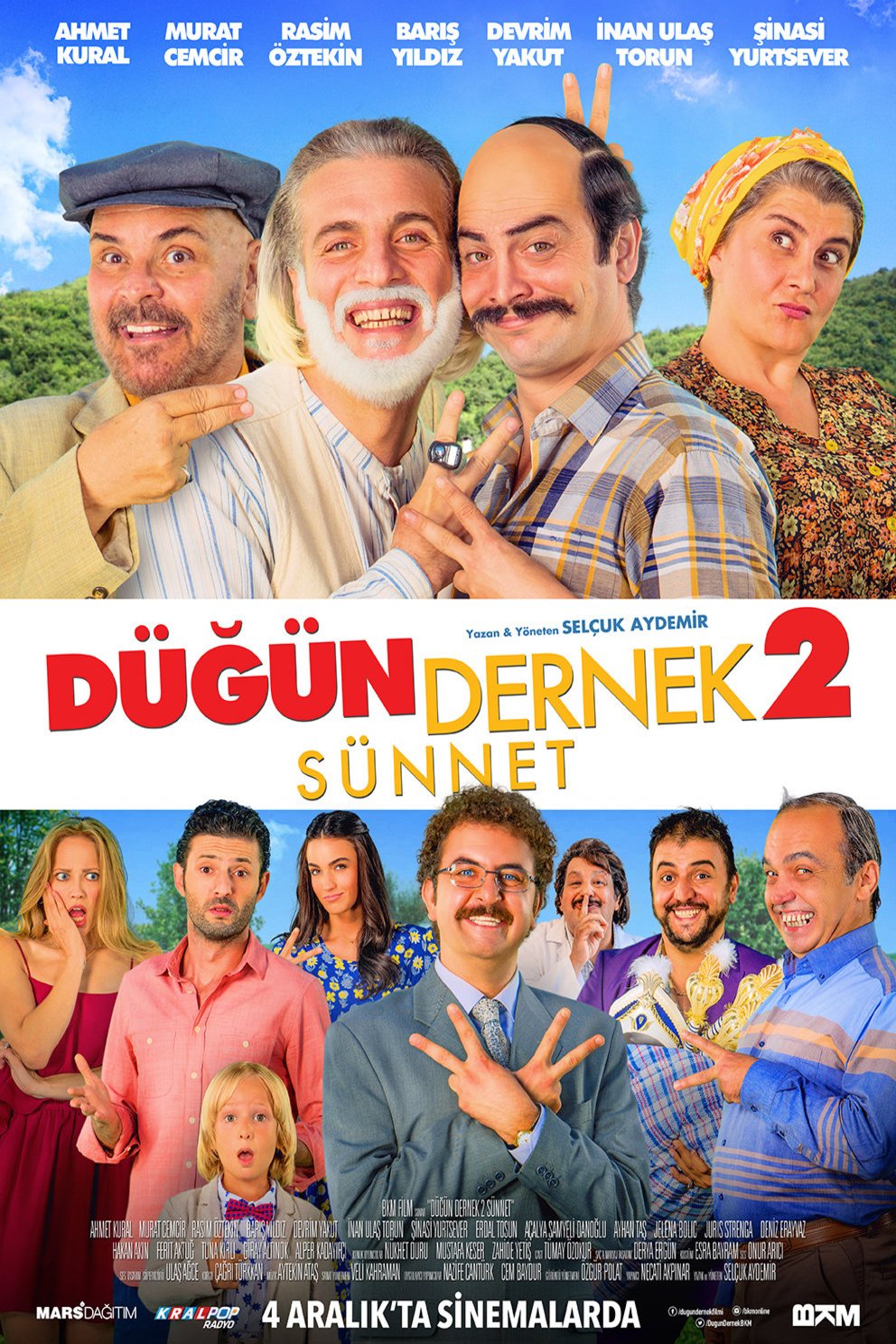 L'affiche originale du film Dügün Dernek 2: Sünnet en turc