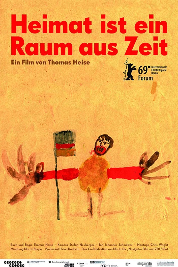 L'affiche originale du film Heimat is a Space in Time en allemand