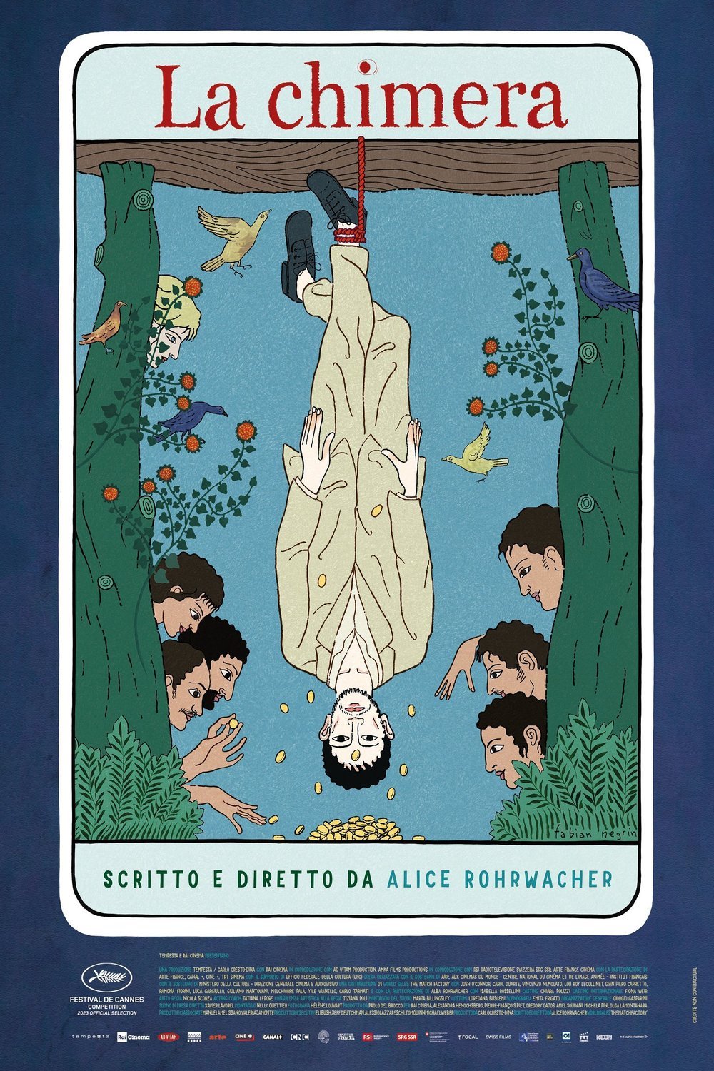 L'affiche originale du film La Chimera en italien