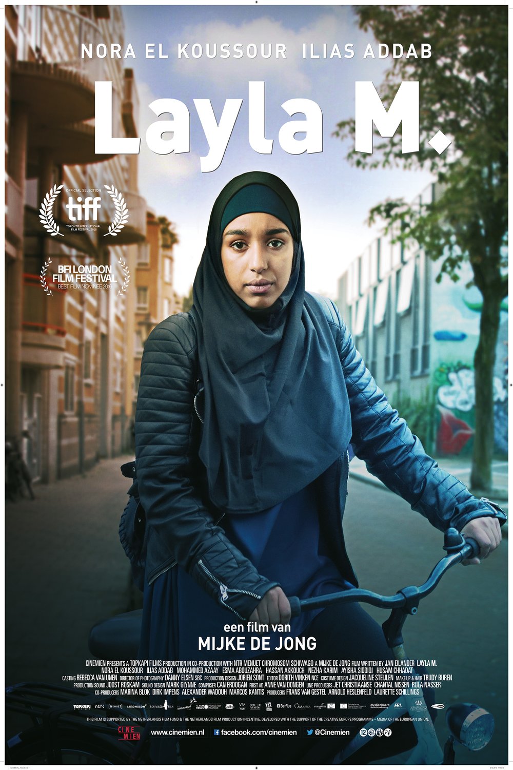 L'affiche originale du film Layla M. en arabe